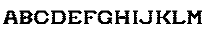 Argent Pixel Cf Light Font UPPERCASE