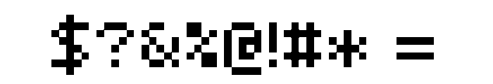 Argent Pixel Cf Medium Font OTHER CHARS