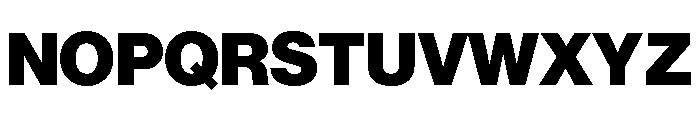 Arial Heavy Font UPPERCASE