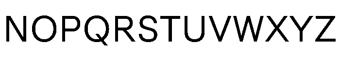Arial Light Font UPPERCASE