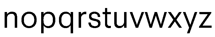 Arial Light Font LOWERCASE
