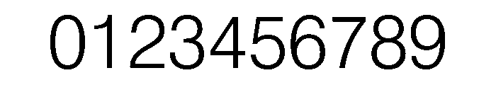 Arial Nova Extra Light Font OTHER CHARS