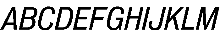 Arial Nova Medium Italic Font UPPERCASE