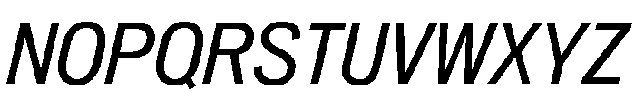 Arial Nova Medium Italic Font UPPERCASE