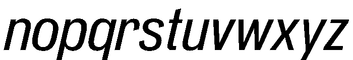 Arial Nova Medium Italic Font LOWERCASE