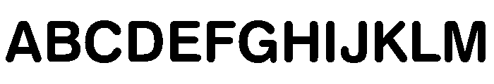 Arial Rounded Bold Font UPPERCASE
