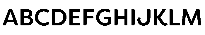 Arial Rounded Medium Font UPPERCASE
