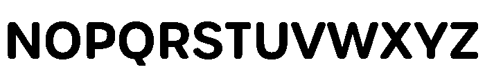 Arial Rounded Semibold Font UPPERCASE