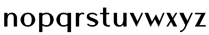 Arnika Variable Bold Font LOWERCASE