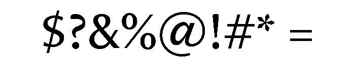 Arnika Variable Medium Font OTHER CHARS