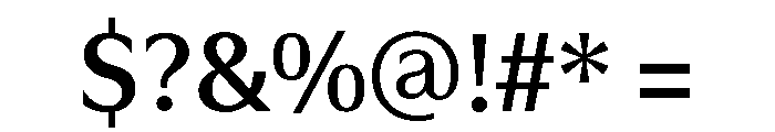 Arnika Variable Semibold Font OTHER CHARS
