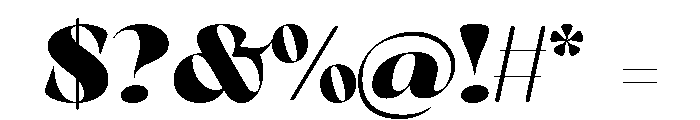 Arsenica Display Extrabold Font OTHER CHARS