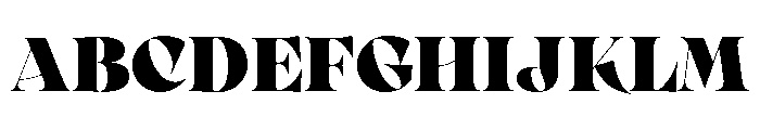 Arsenica Display Extrabold Font UPPERCASE