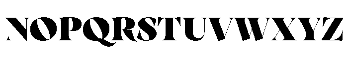 Arsenica Display Extrabold Font UPPERCASE
