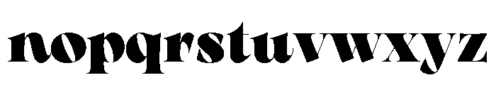 Arsenica Display Extrabold Font LOWERCASE