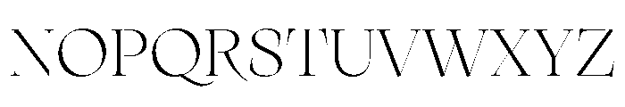 Arsenica Display Light Font UPPERCASE