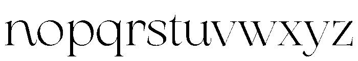 Arsenica Display Light Font LOWERCASE