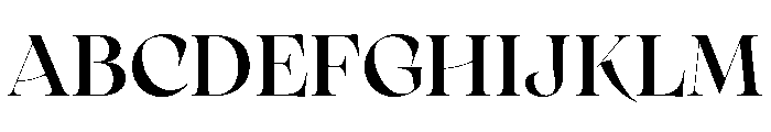 Arsenica Display Medium Font UPPERCASE
