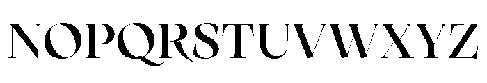 Arsenica Display Medium Font UPPERCASE