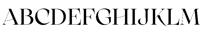Arsenica Display Regular Font UPPERCASE