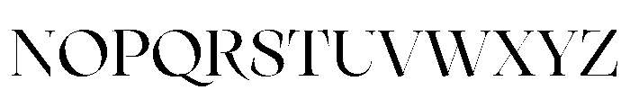 Arsenica Display Regular Font UPPERCASE