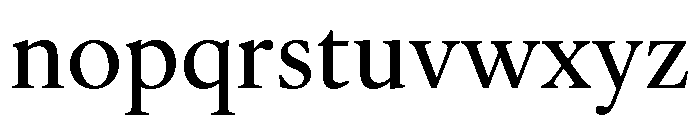Arsenica Variable Medium Font LOWERCASE