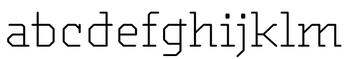 Archi Regular Font LOWERCASE