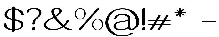 Arcon-ExpandedRegular Font OTHER CHARS