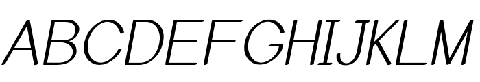 Arcon-Italic Font UPPERCASE