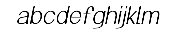 Arcon-Italic Font LOWERCASE
