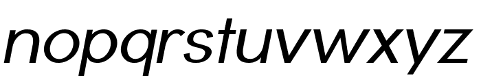 Arias-Italic Font LOWERCASE
