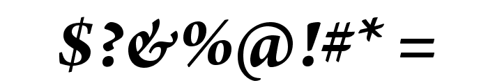 ArnoPro-BoldItalic Font OTHER CHARS