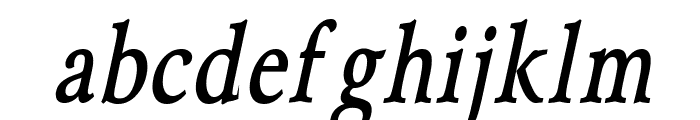 Array Condensed BoldItalic Font LOWERCASE