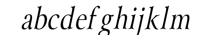 Array Condensed Italic Font LOWERCASE