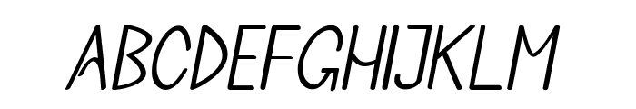 Arturo-Italic Font UPPERCASE