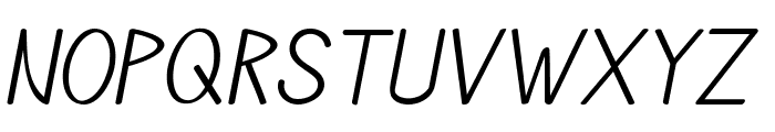 Arturo-Italic Font UPPERCASE