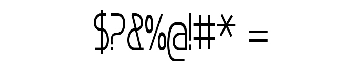 Arvana-CondensedRegular Font OTHER CHARS