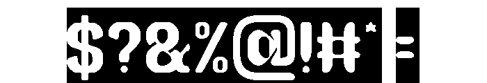 ARCADIA DREAM-Inverse Font OTHER CHARS