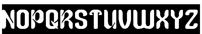ARCADIA DREAM-Inverse Font UPPERCASE