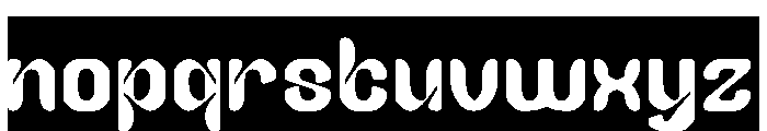 ARCADIA DREAM-Inverse Font LOWERCASE