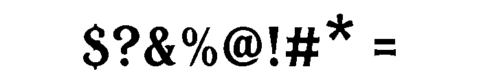 ARCAVEN Font OTHER CHARS