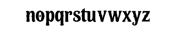 ARCAVEN Font LOWERCASE
