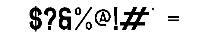 ARENN Font OTHER CHARS