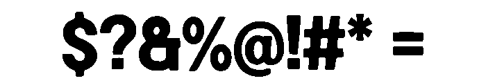 ARISTONA Font OTHER CHARS