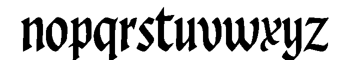 ARIZTH Font LOWERCASE