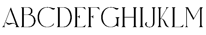 AROMS Font UPPERCASE