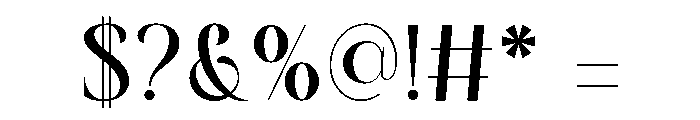 ARRESS Font OTHER CHARS