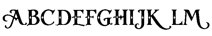 ARVESSA Font UPPERCASE