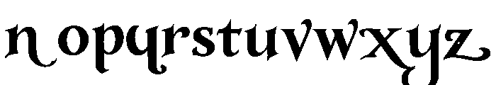 ARVESSA Font LOWERCASE