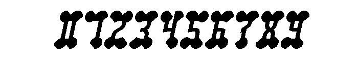 Arabian Night Bold Italic Font OTHER CHARS